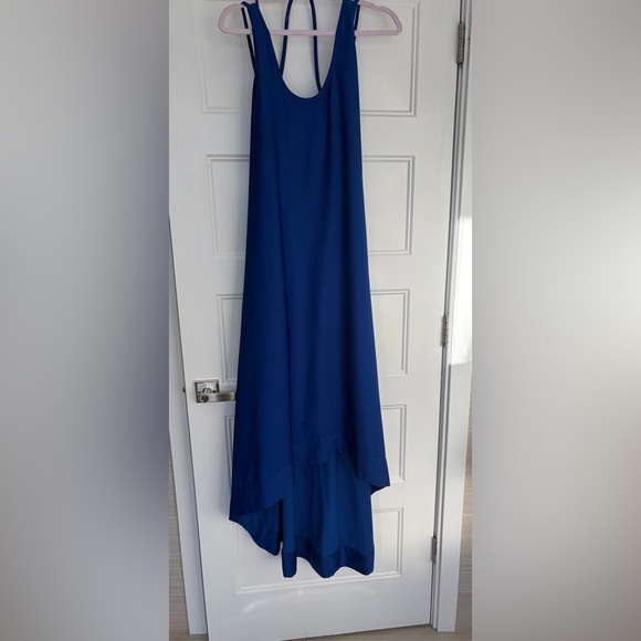 BCBGMaxAzria Deep Blue Maxi Skirt